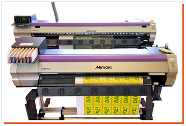 Druckerei Druckmaschinen bei der Arbeit
