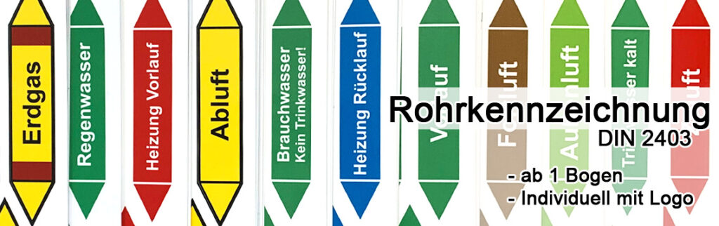 Rohrleitungskennzeichnung DIN 2403