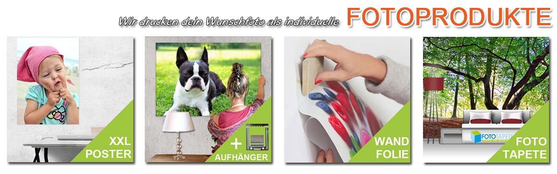 Wir drucken dein Foto als individuelles Fotoprodukt