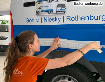 Werbetechnik Fahrzeugbeschriftung