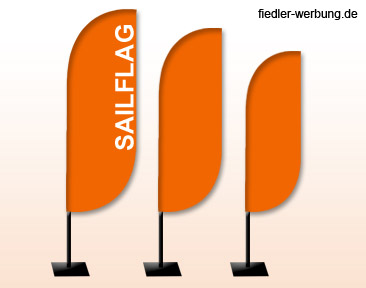 Beachflag Sailflag konvex