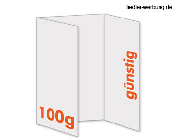 Günstige Flyer Grammatur 100g